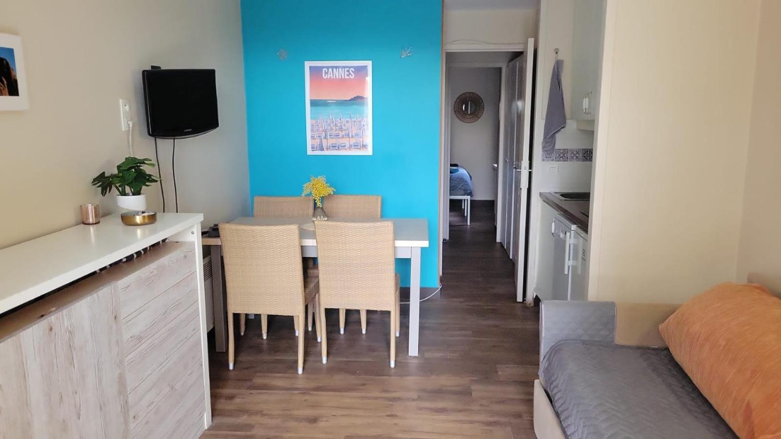 Superbe Appartement Cannes Avec Piscine 1 Chambre Buitenkant foto